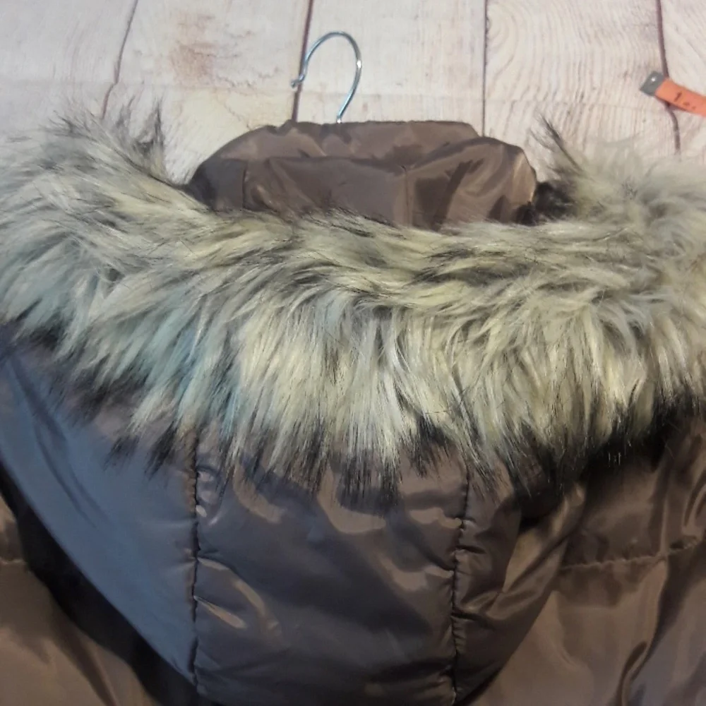 Lauren Ralph Lauren Down/waterfowl fur lined removeable hood zip up size s - Picture 5 of 15